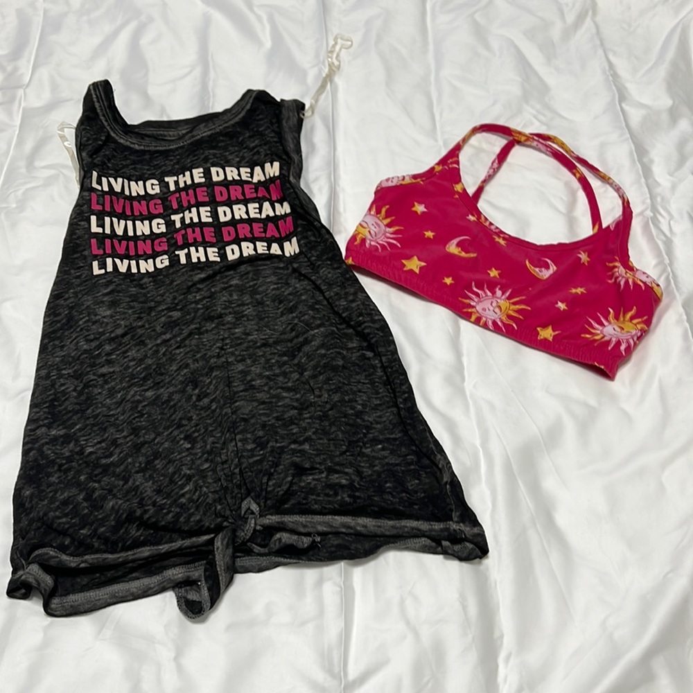 🔥3/$25🔥Juniors XS Tank with matching bralette